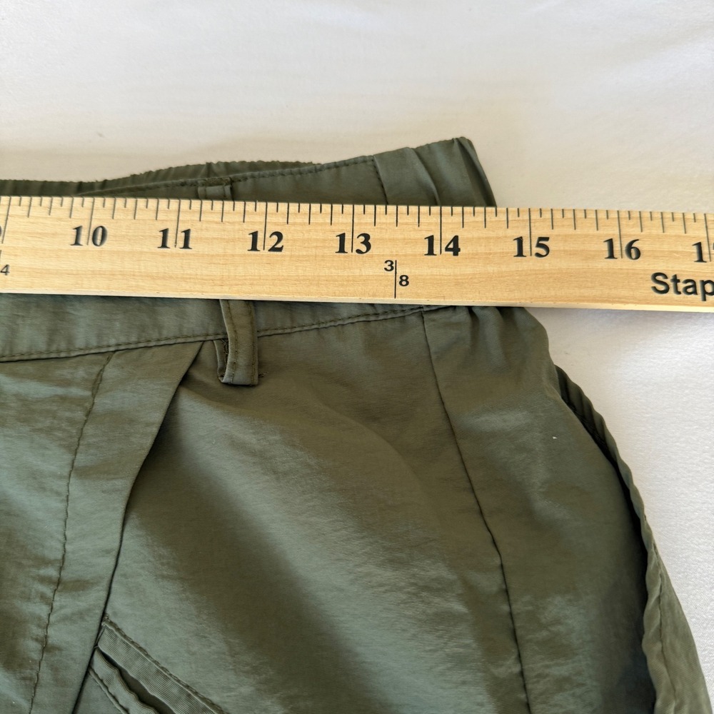 Halara Mid Rise Wide Leg Olive Green Cargo Pants Tech Utility Gorpcore Small - Picture 5 of 8